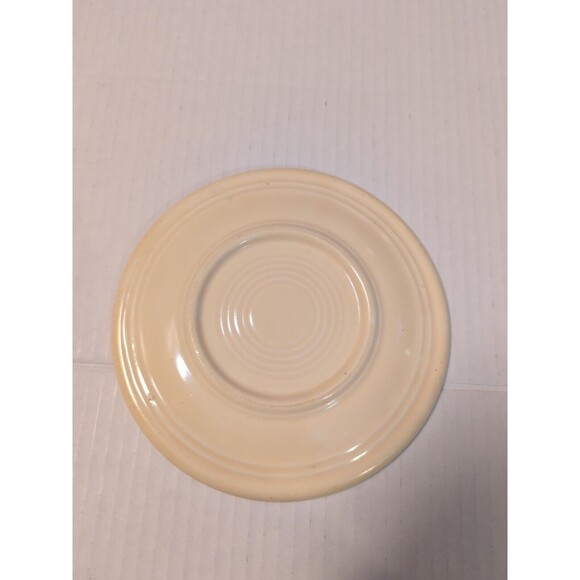 Fiestaware Fiesta Salad Dessert Bread Plate Ivory 6.5" Vintage Wet Foot - Picture 3 of 6